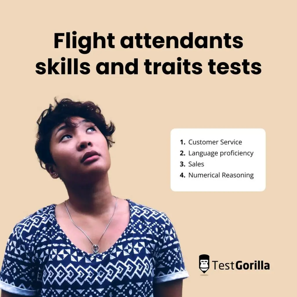 Flight attendants skills and traits tests