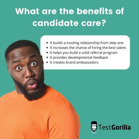 an image showing the benefits of candidate care