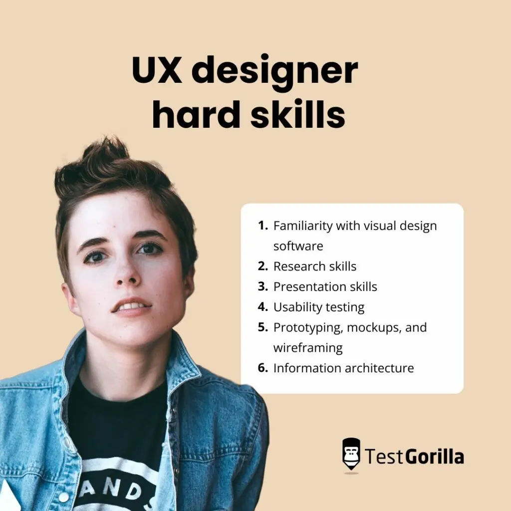 UX designer hard skills