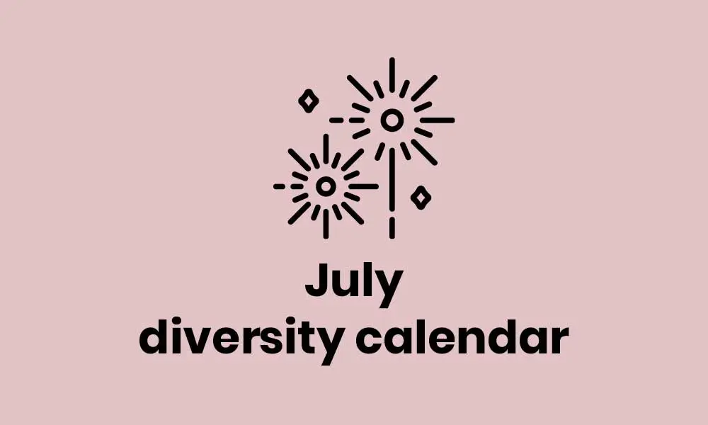 july diversity calendar