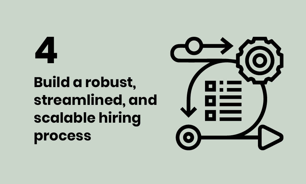 a robust, streamlined, and scalable hiring process