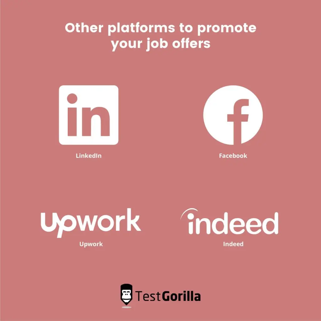 other platforms to promote your job offers