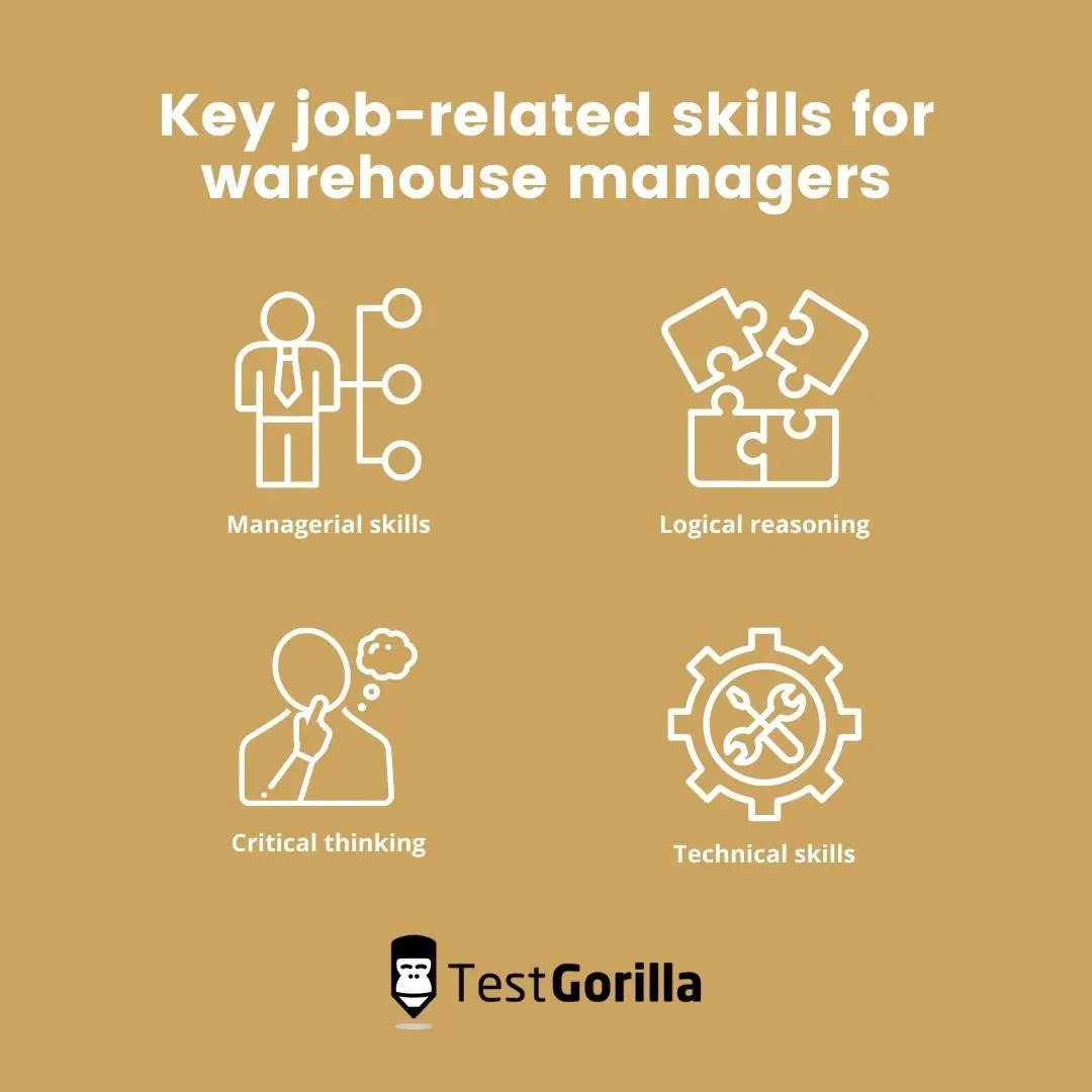 key job-related skills for warehouse managers