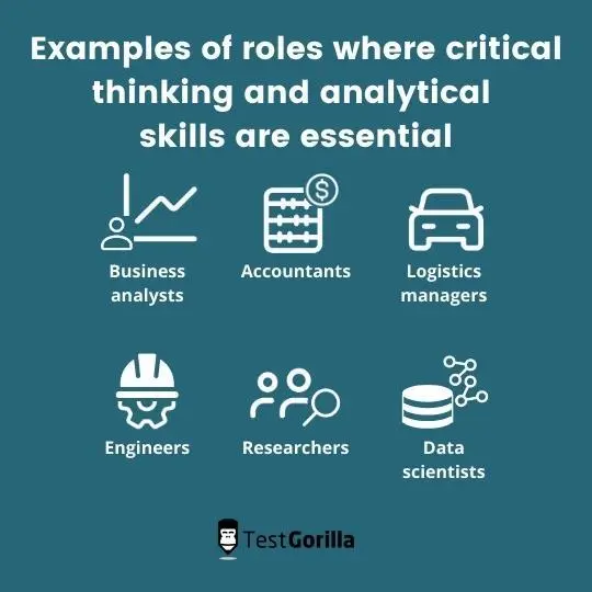 roles where critical thinking and analytical skills are essential