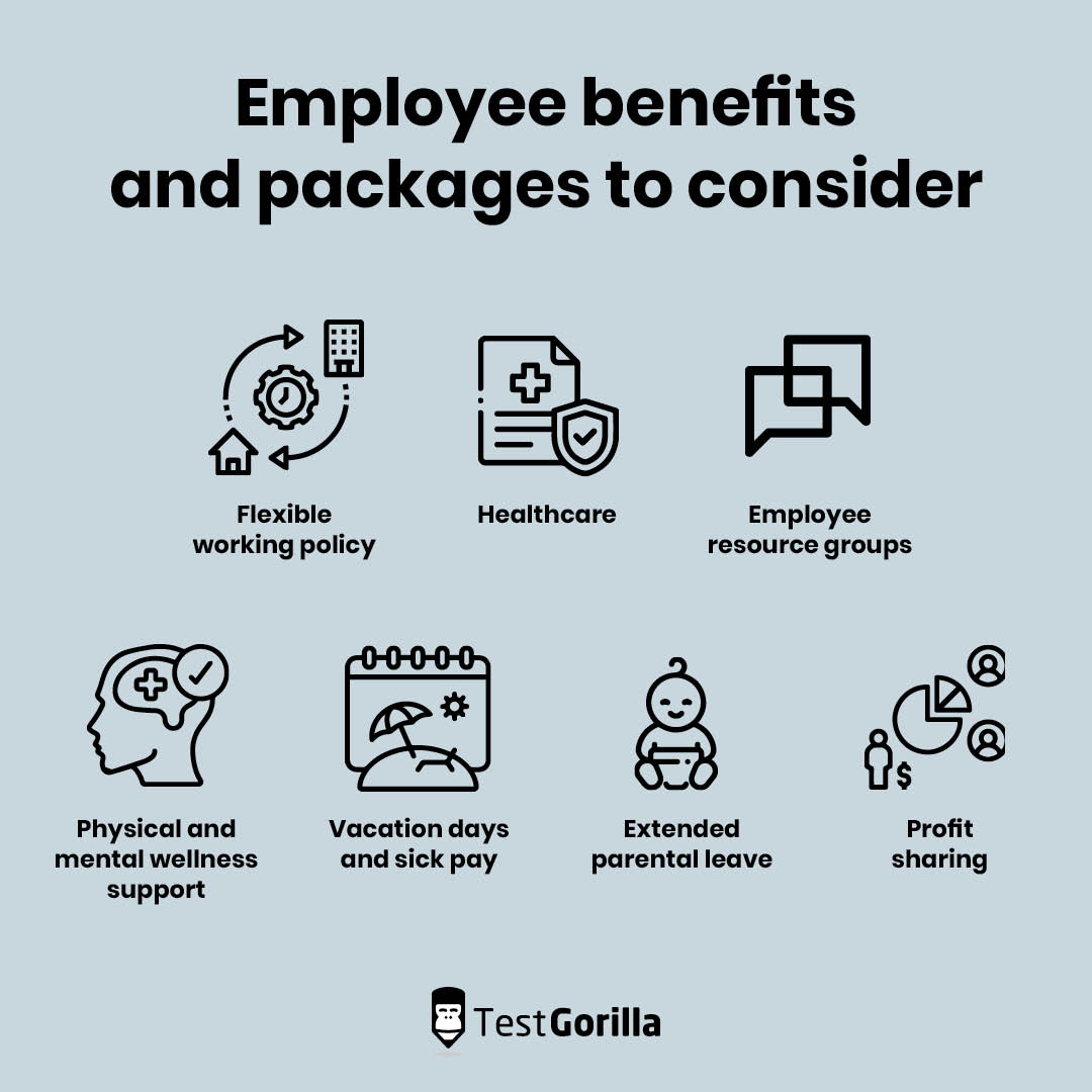 7 typical employee benefits and packages to consider