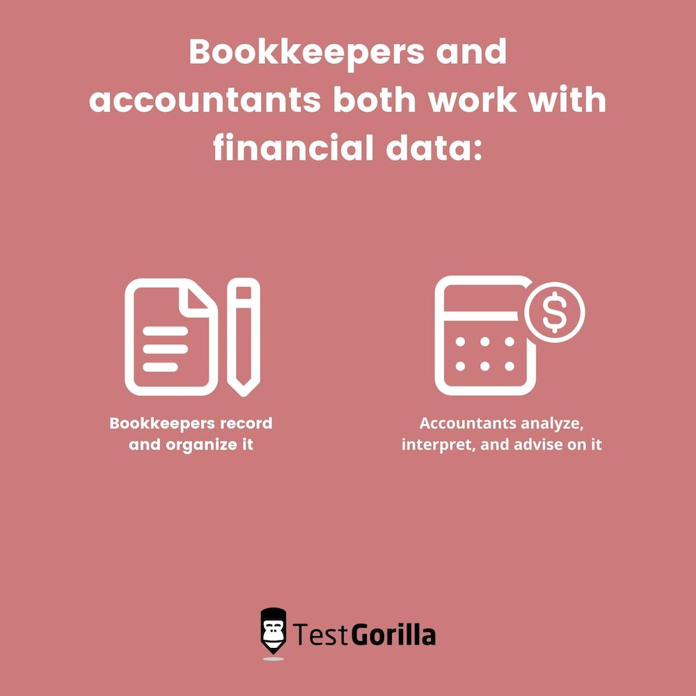 bookkeepers and accountants differences