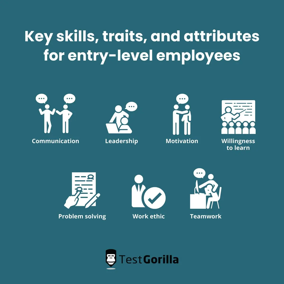 key skills, traits and attributes for entry-level employees