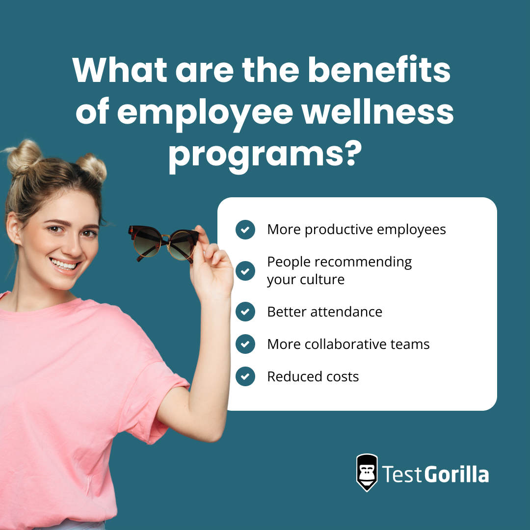 what are the benefits of employee wellness programs explanation graphic