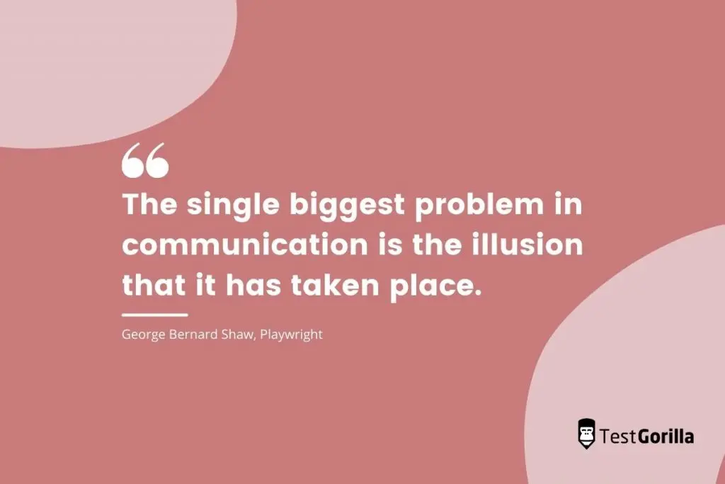 Workplace communication quote