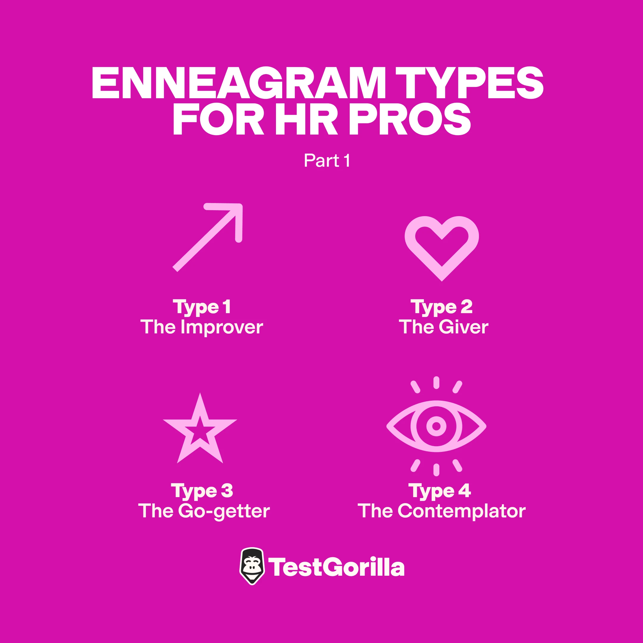 Enneagram types for HR pros