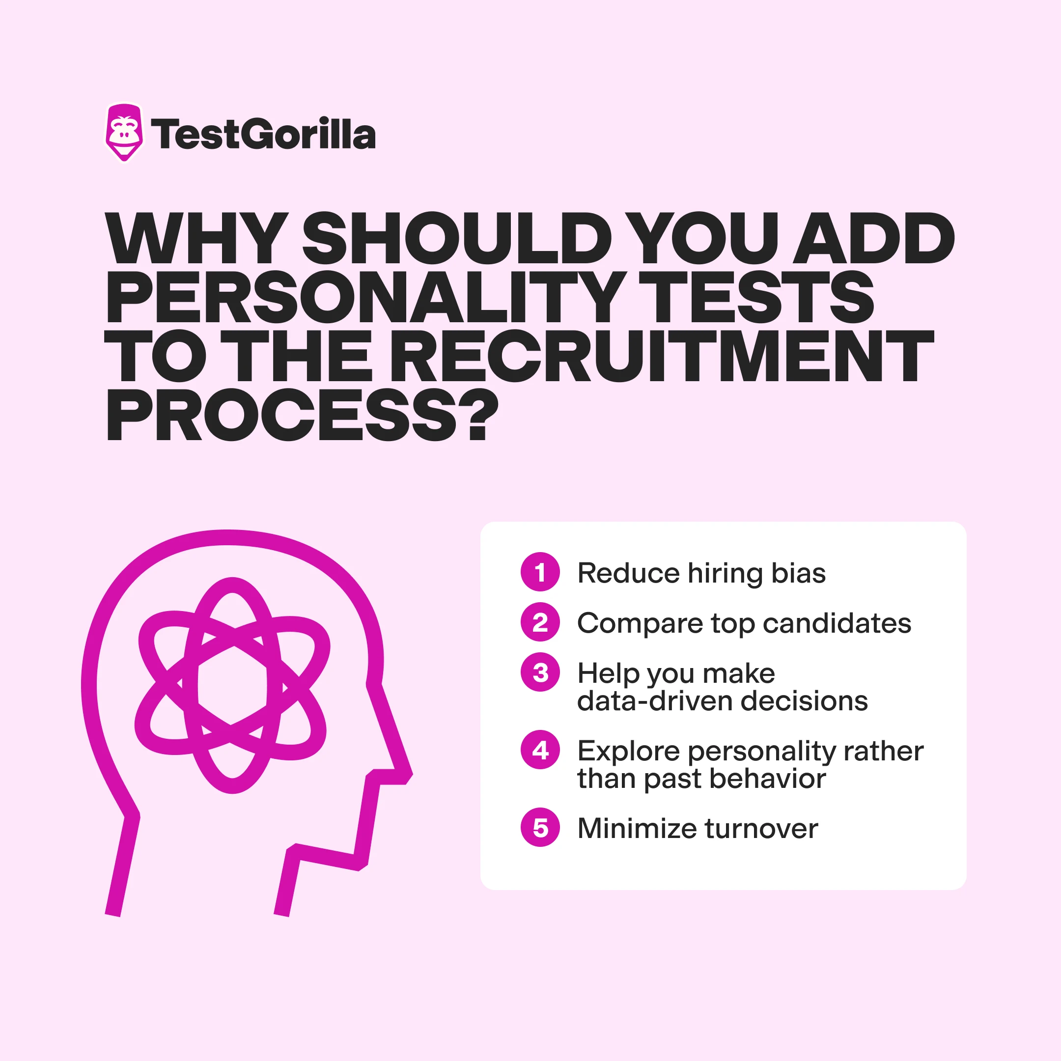 Why should you add personality tests to the recruitment process?