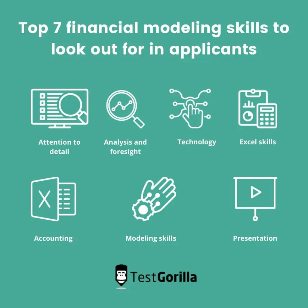 image showing top 7 financial modeling skills to look out for in applicants