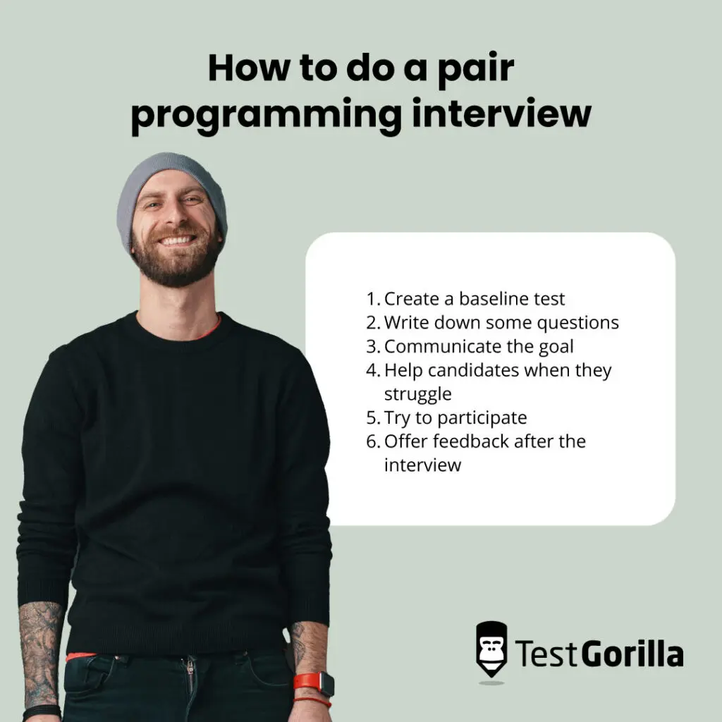 how to do a pair programming interview