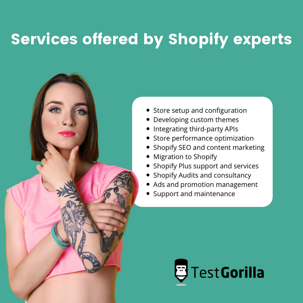 services offered shopify experts