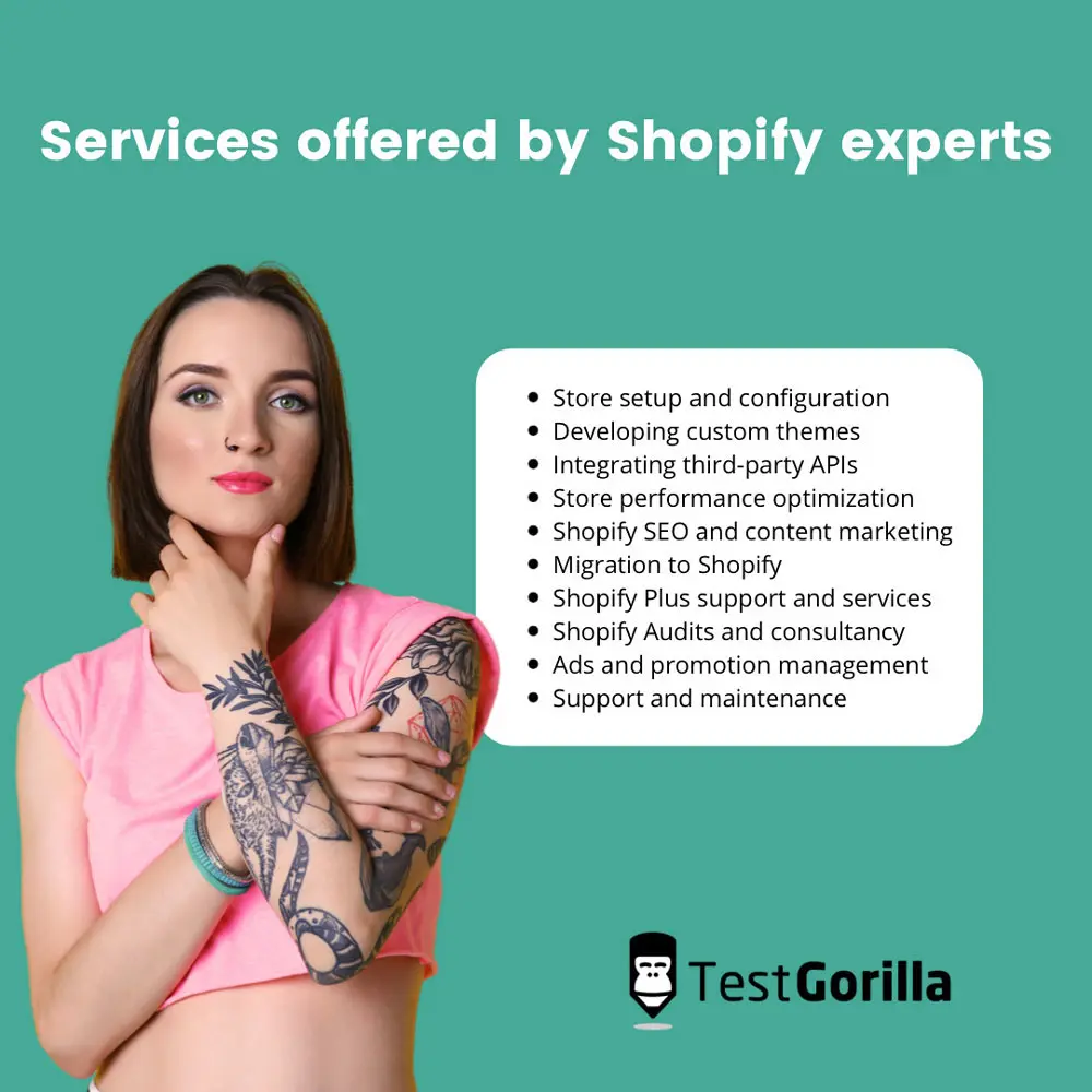 services offered shopify experts