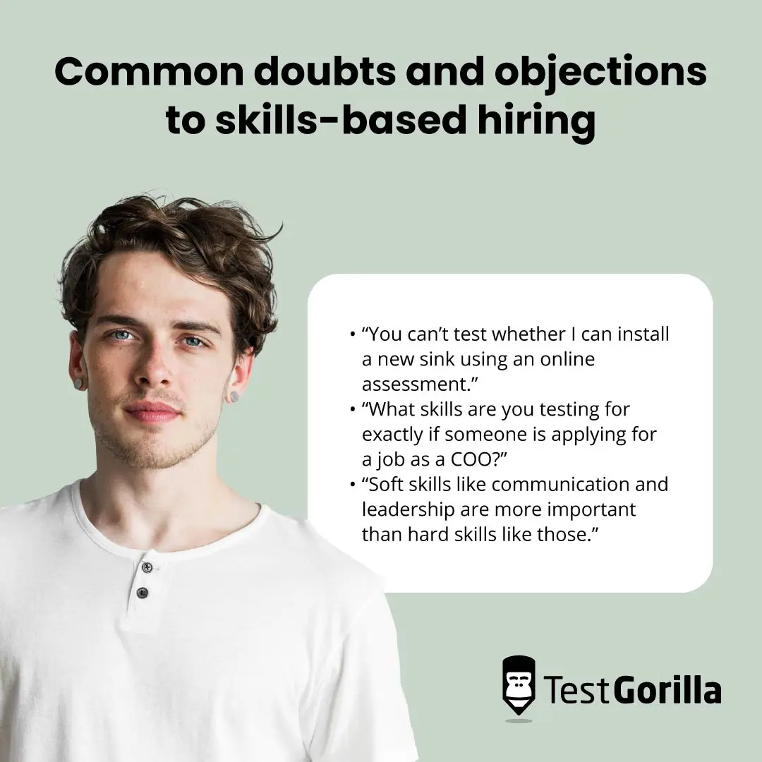 Common doubts and objections to skills-based hiring