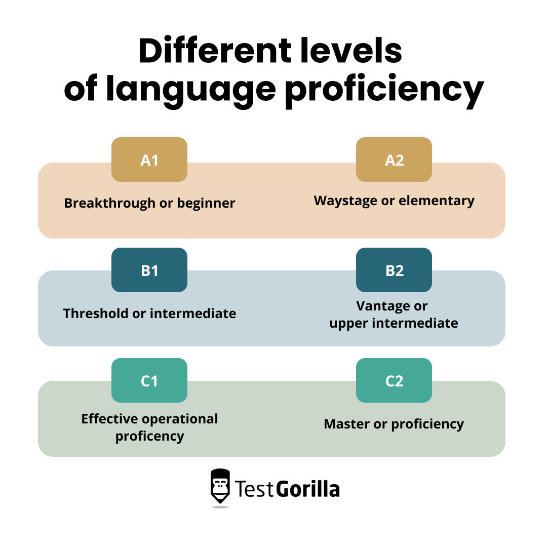 How To Test For Language Proficiency In Your Hiring Process TestGorilla   Different Levels Of Language Proficiency 