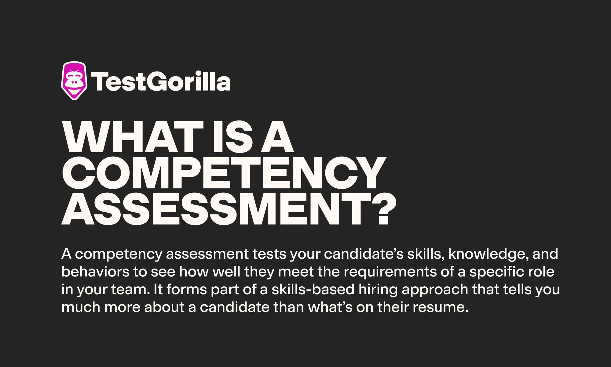 what is a competency assessment graphic definition