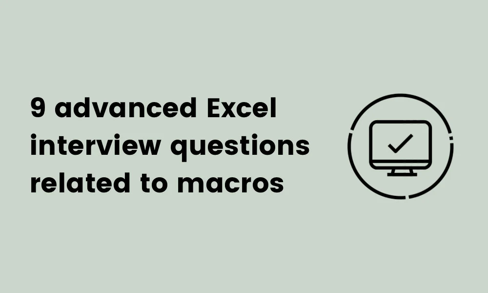 50 Excel Interview Questions To Assess Candidates Testgorilla 4126