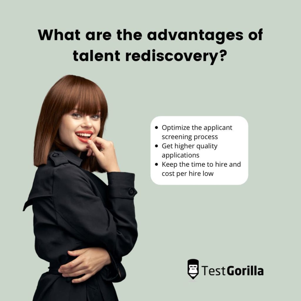 image listing the advantages of talent rediscovery