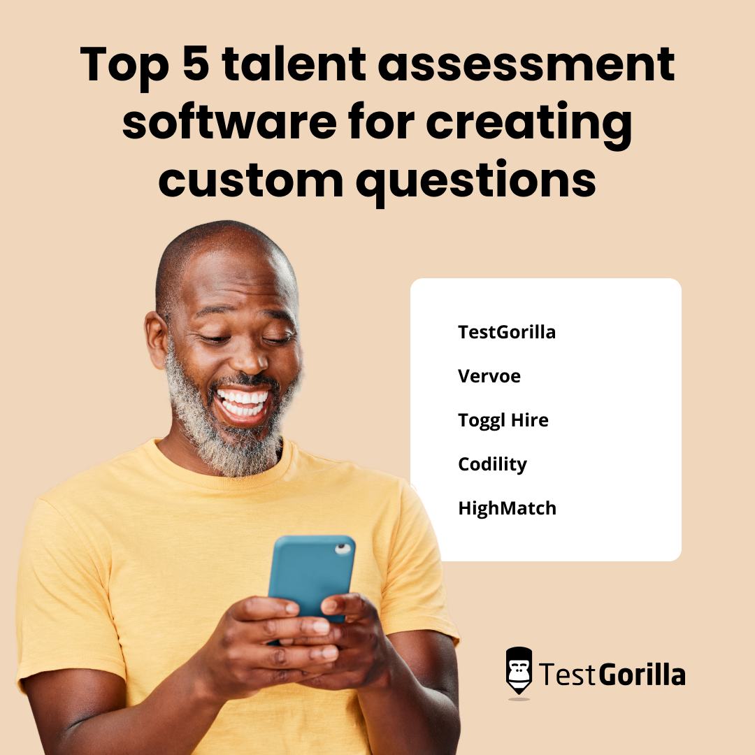 top 5 talent assessment software for creating custom questions explanation