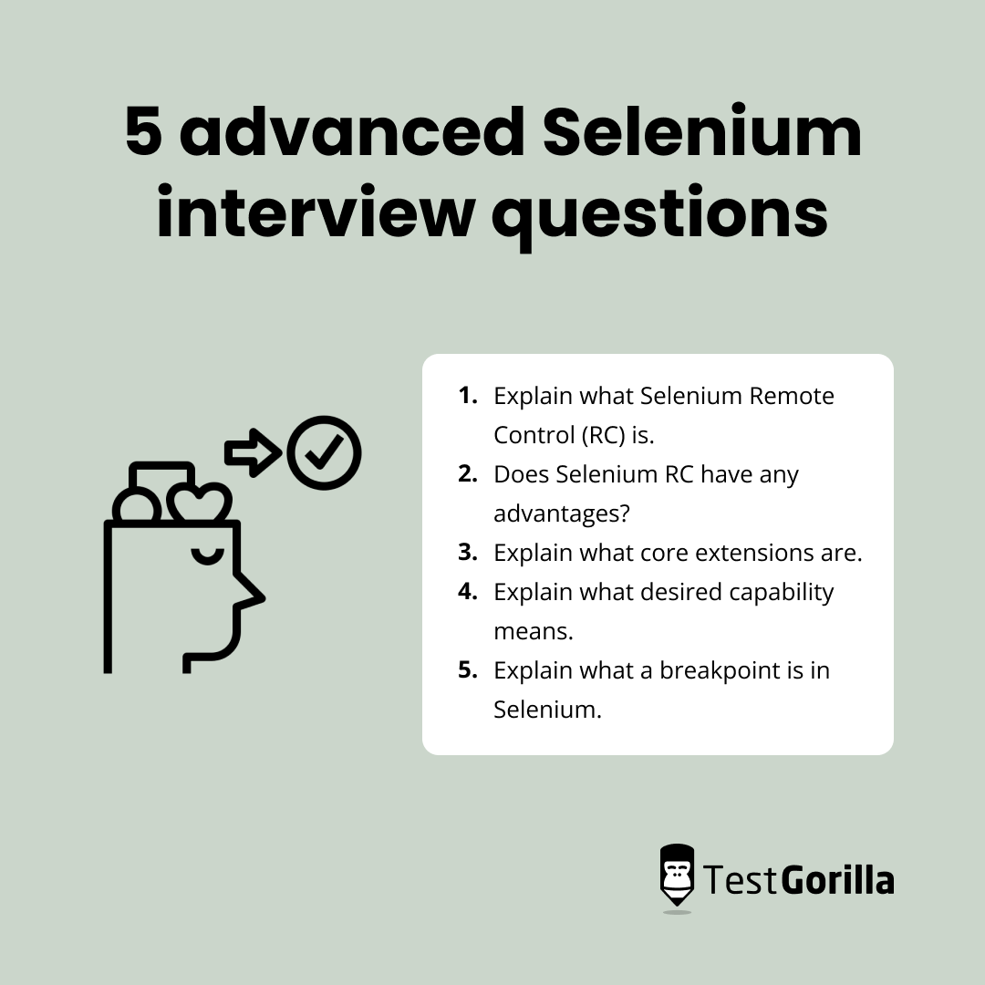 advanced Selenium interview questions