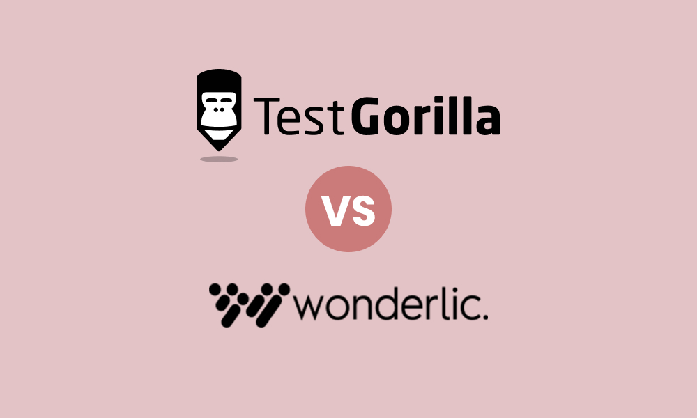 TestGorilla vs. Wonderlic (formerly WonScore) - TG