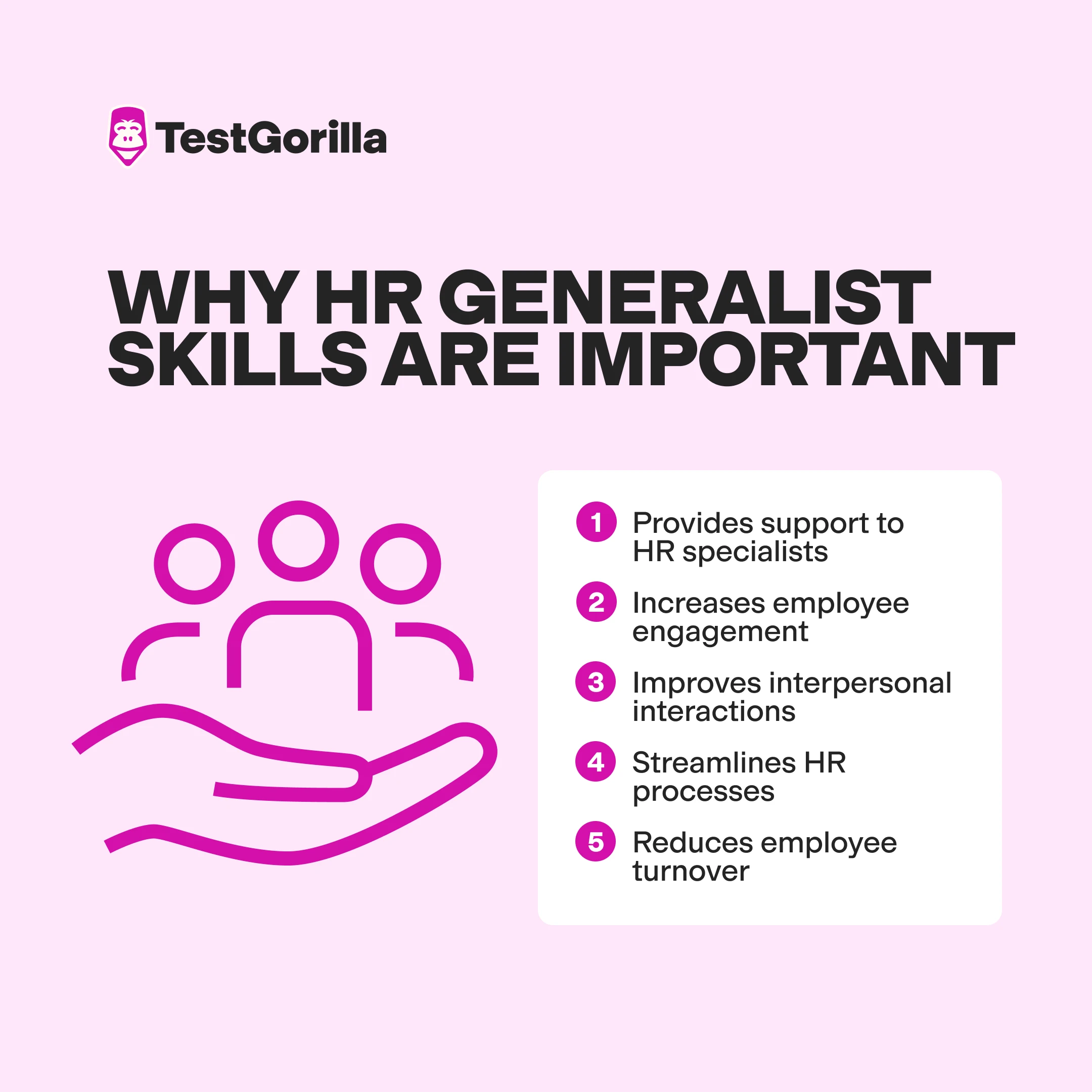 Why HR generalist skills are important graphic