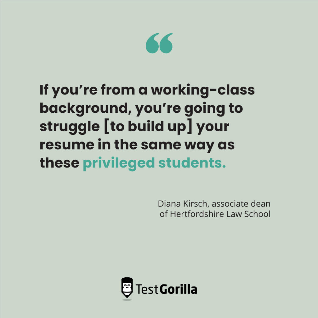 Dian Kirsch associate dean Hertfordshire Law School quote