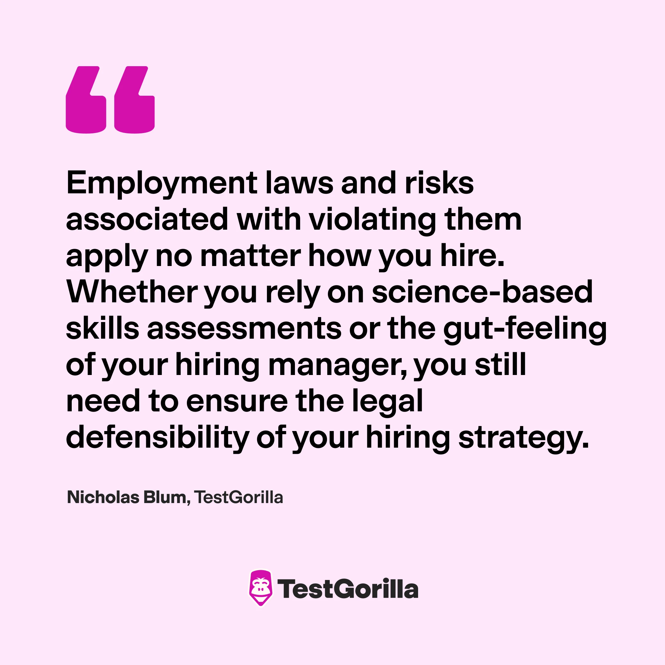 Quote Nicholas Blum Employment laws 