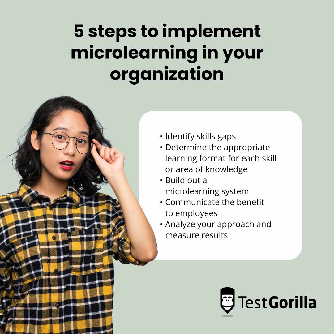 5 steps to implement microlearning in your organization.