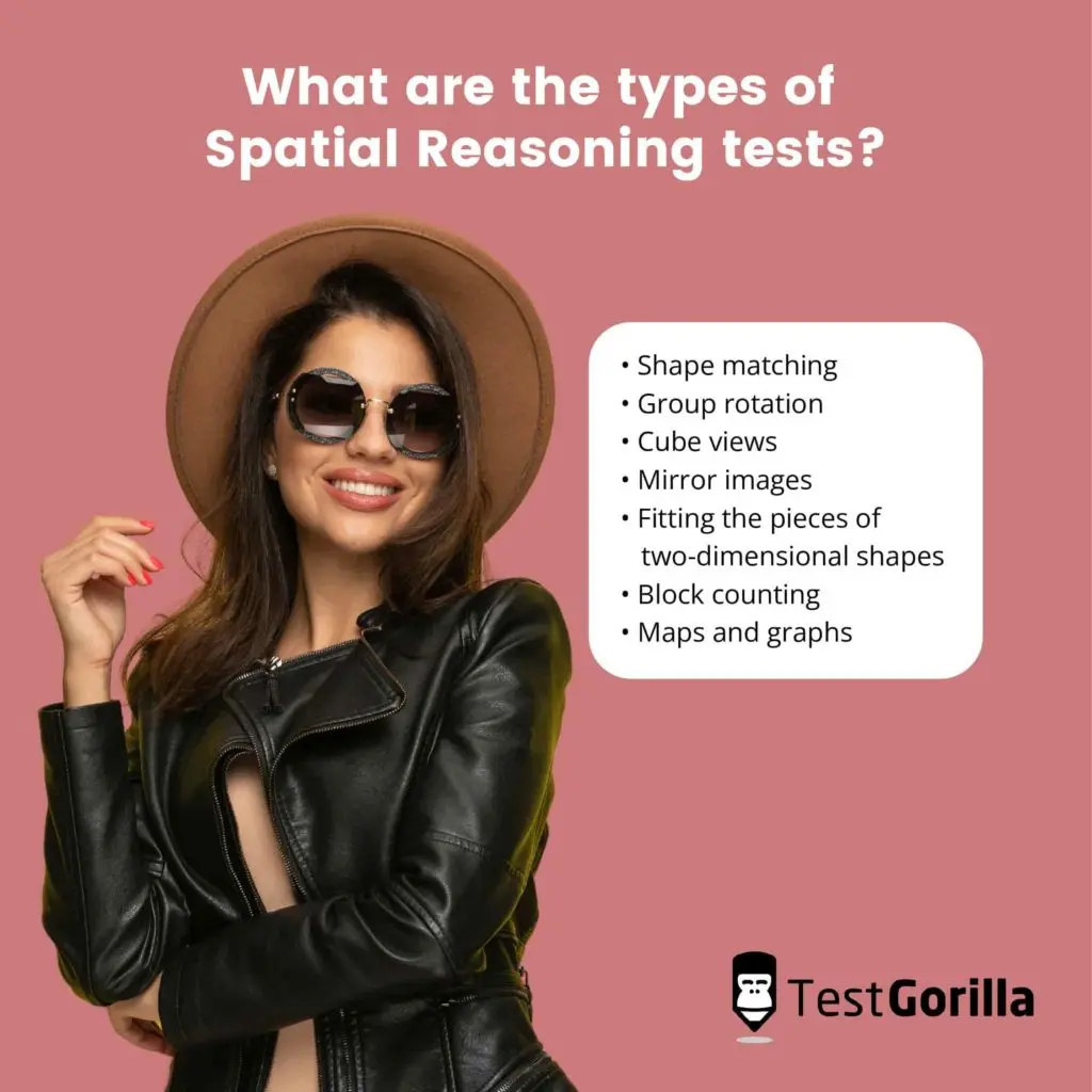 types of skills assessed in a spatial reasoning test