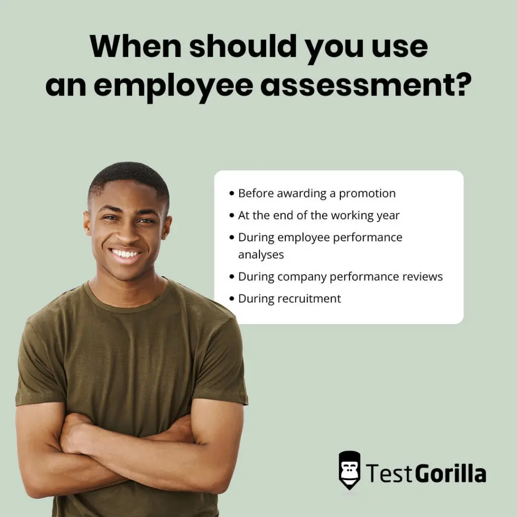 when should you use an employee assessment