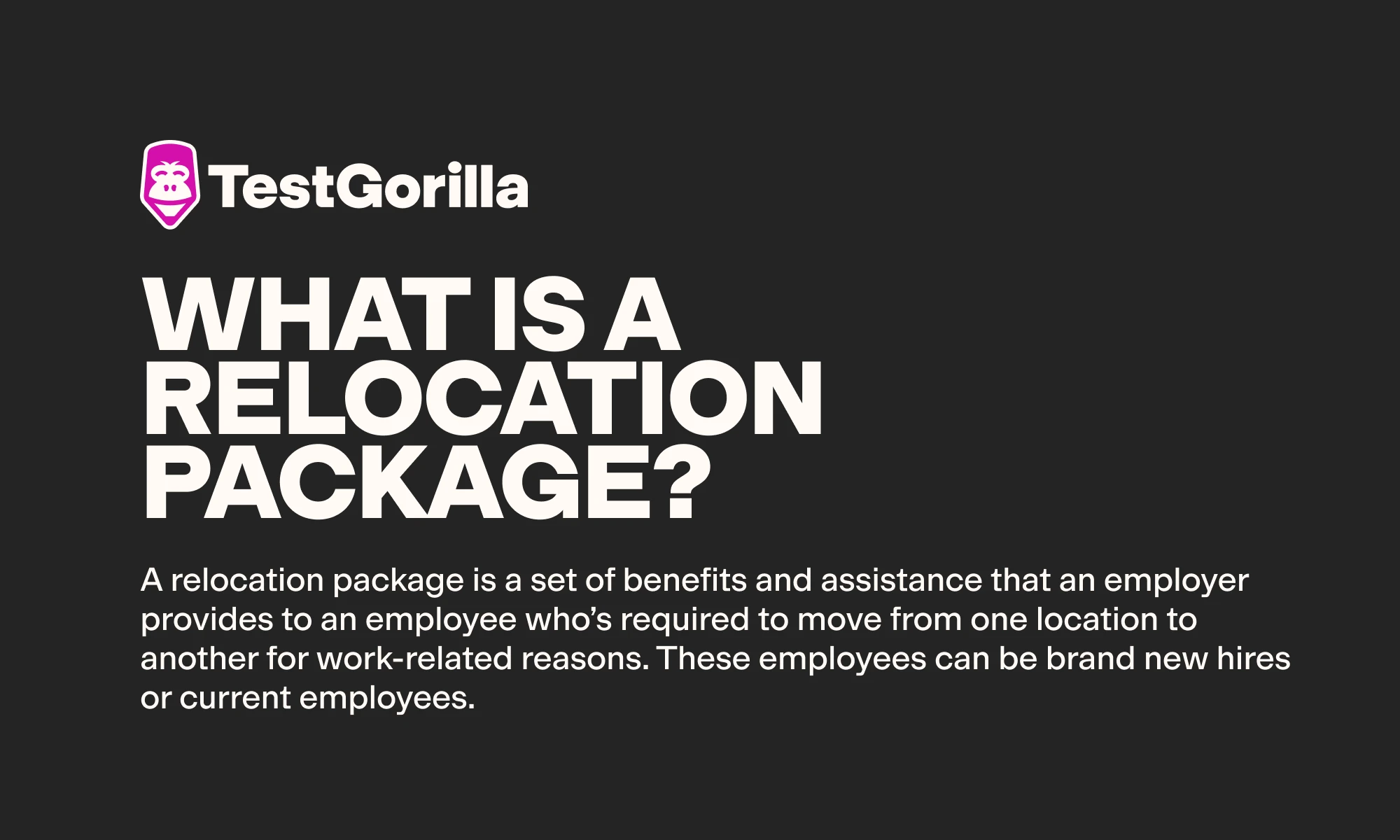 what is a relocation package graphic definition