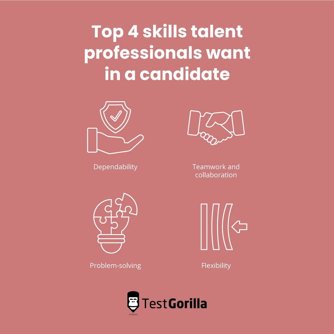 Top 4 skills talent professionals want in a candidate