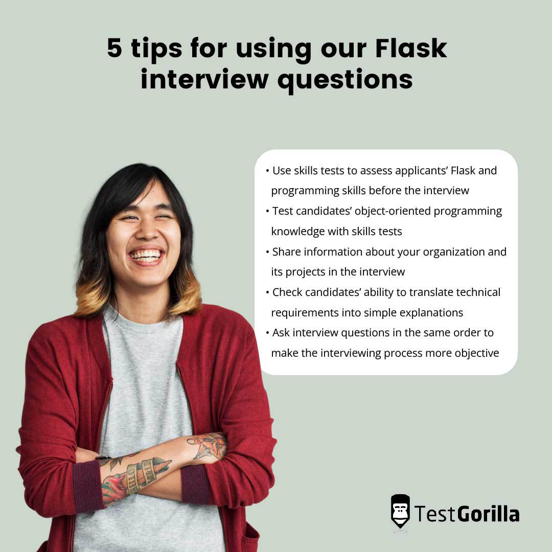 5 tips for using Flask interview questions