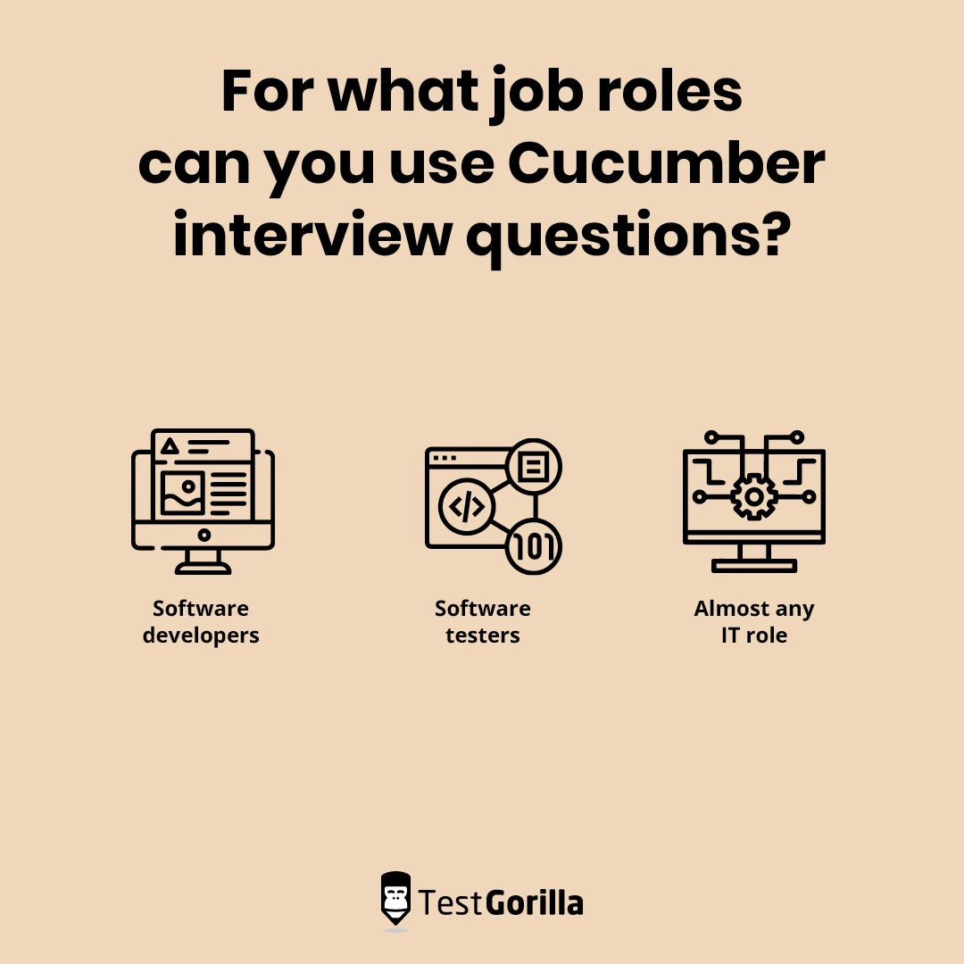 job roles to use Cucumber interview questions