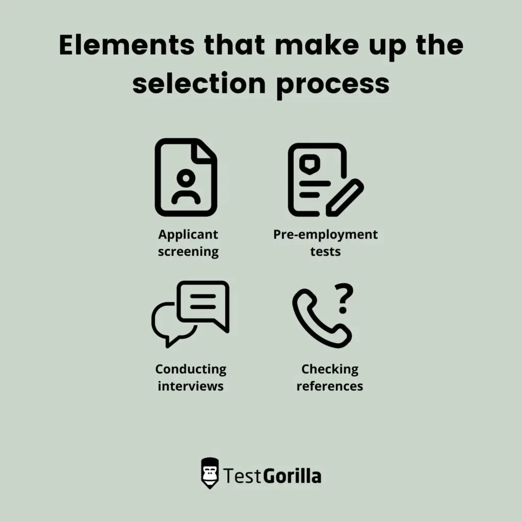 elements of the selection process