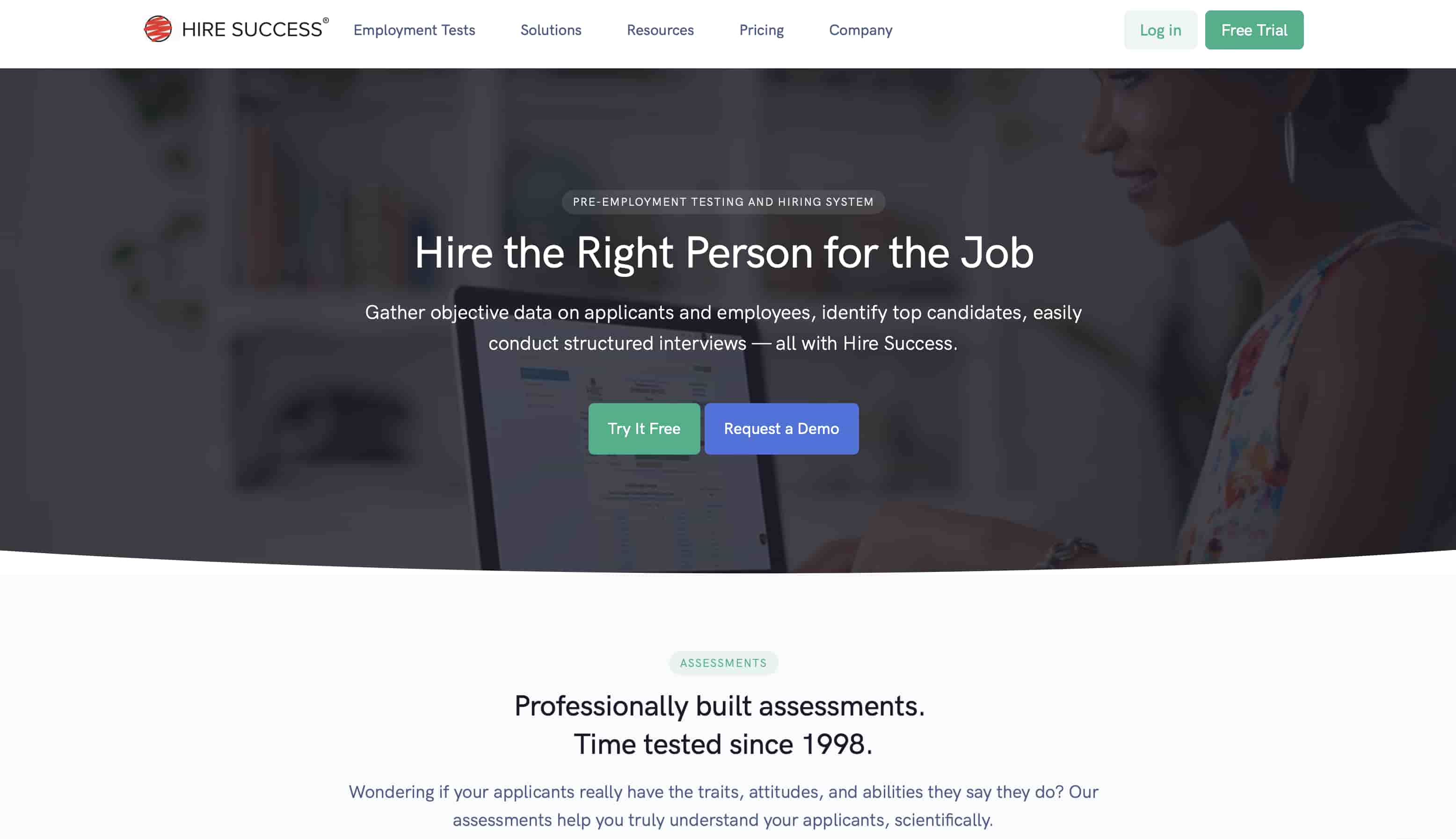 HireSuccess homepage