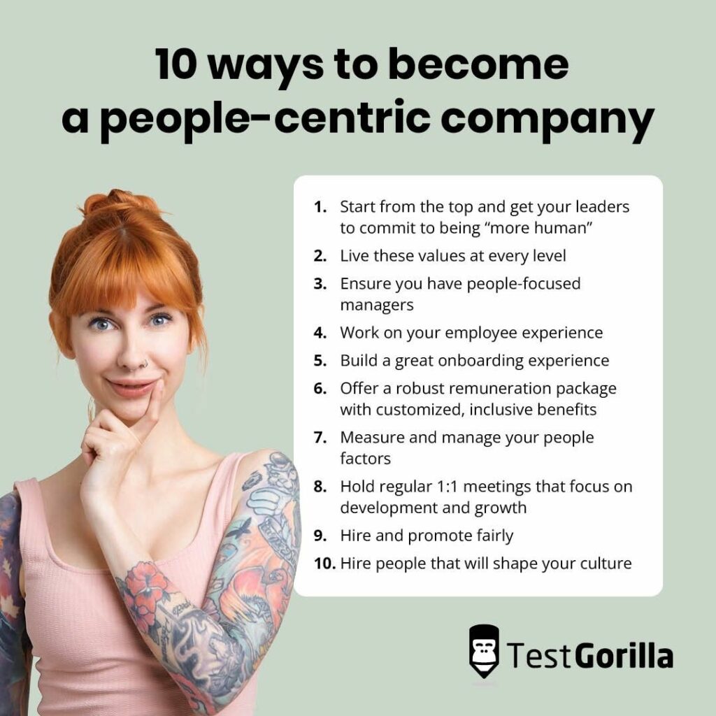 Ten ways become people-centric company