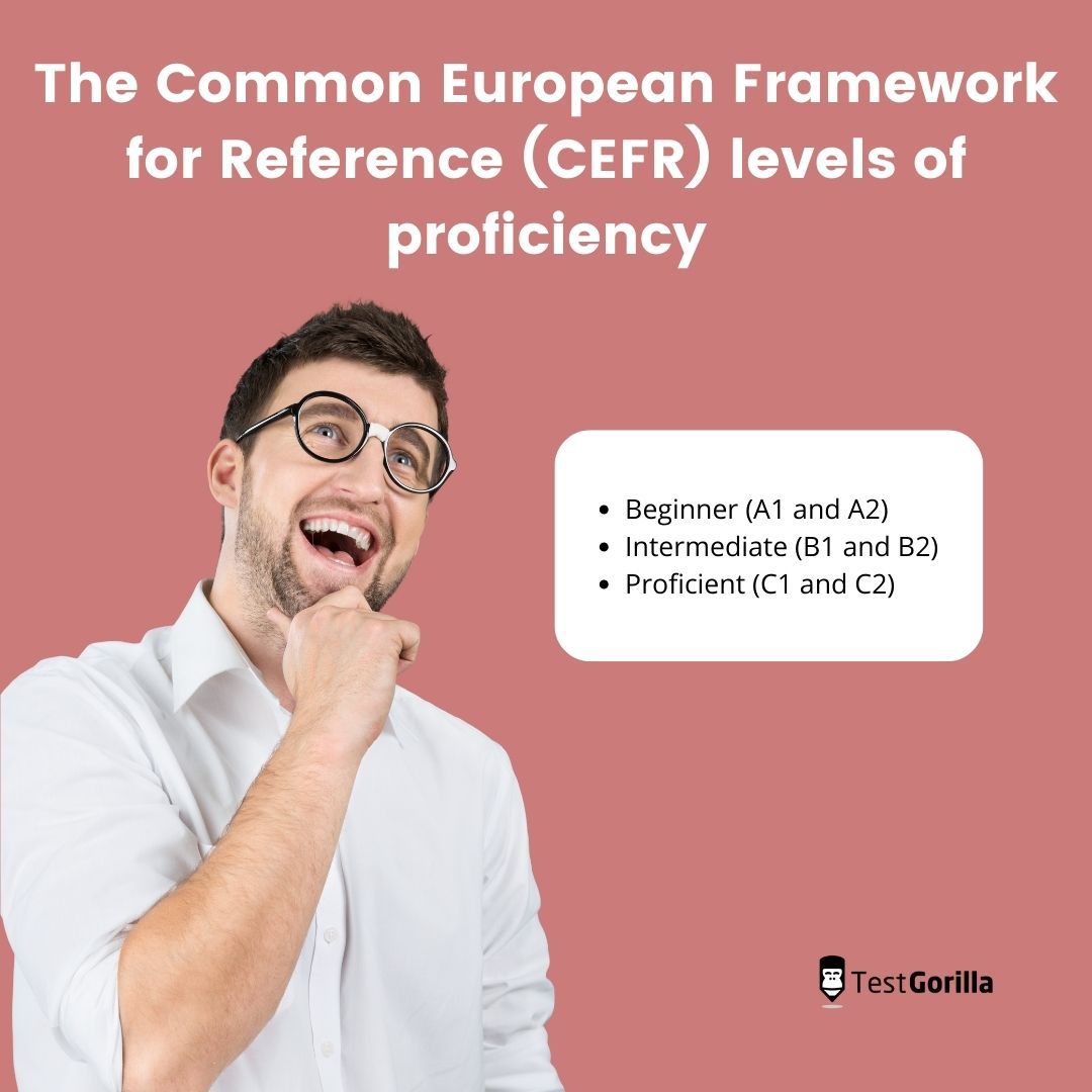 The Common European Framework for Reference (CEFR) levels of language proficiency