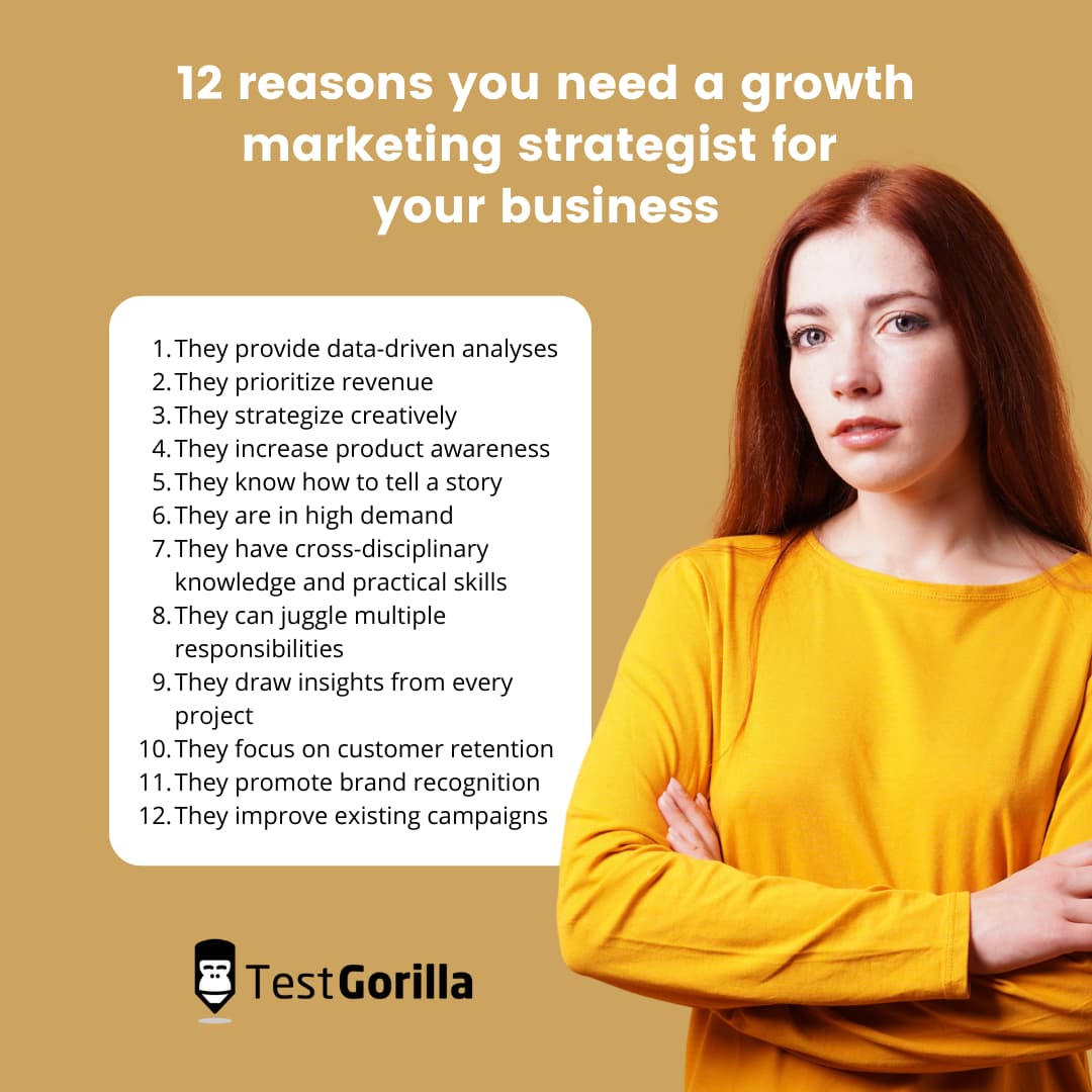12 reasons you need a growth marketing strategist for your business