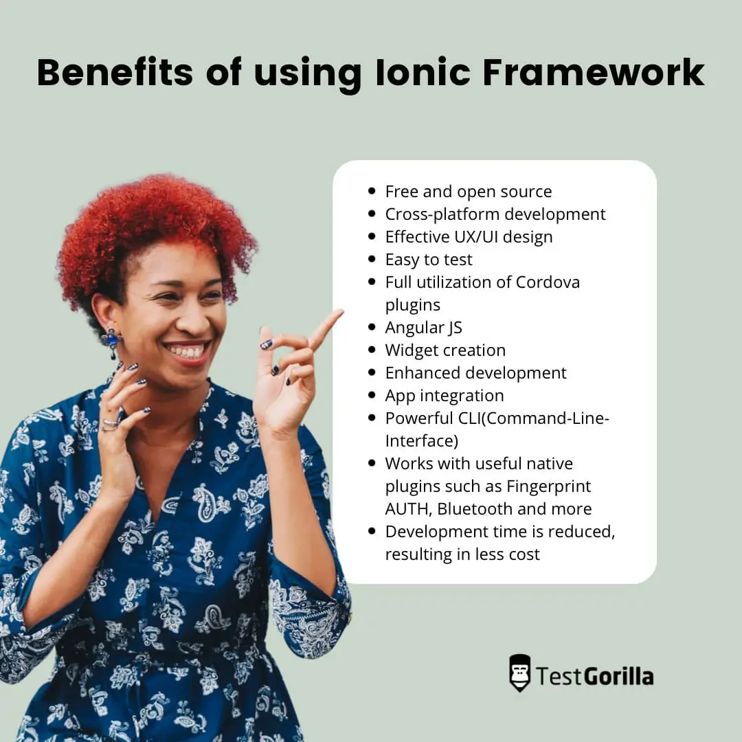 benefits of using ionic framework