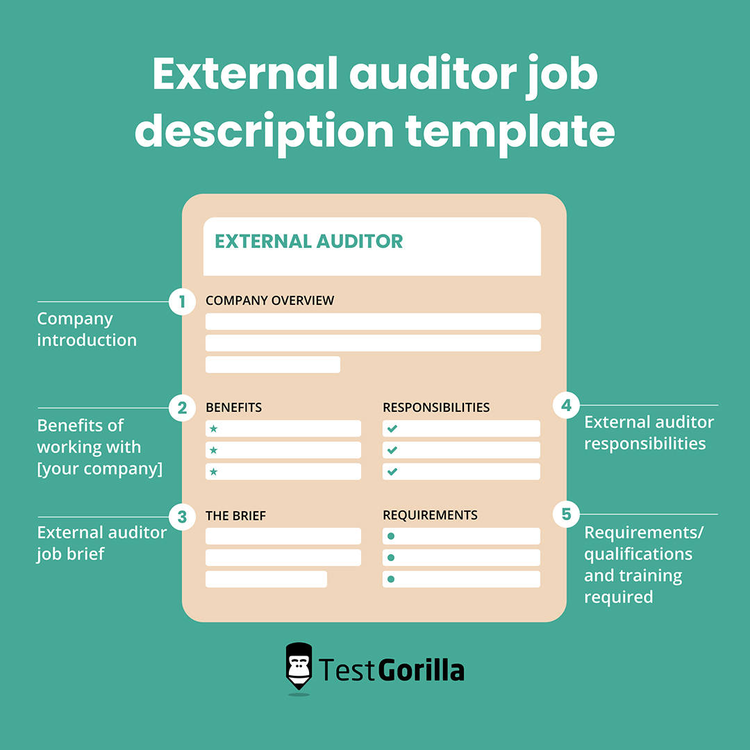 External auditor job description template