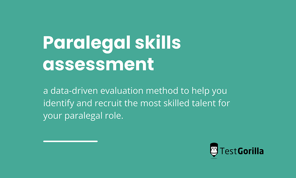 Paralegal skills assessment definition