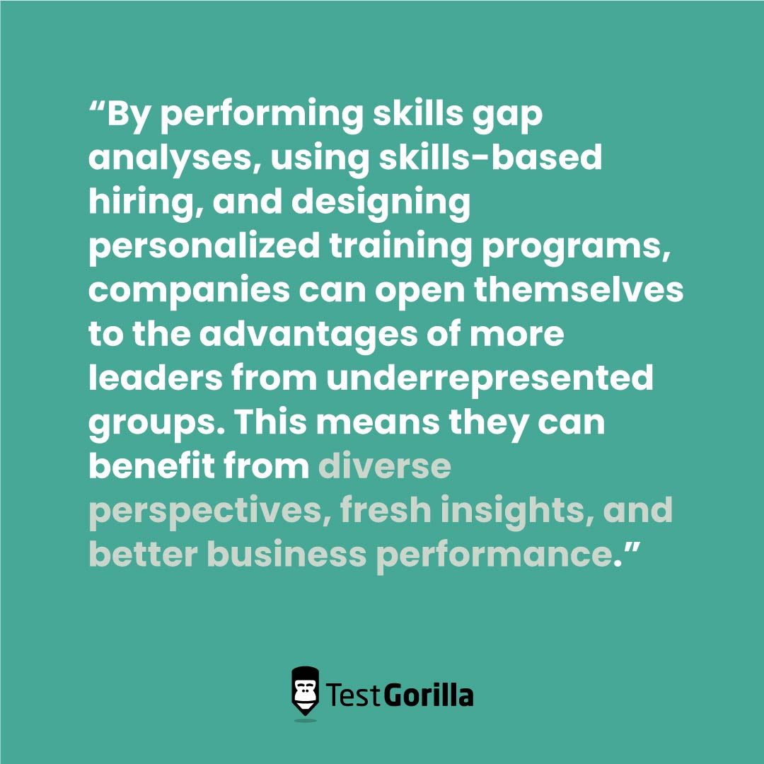 Quote re leaders from diverse groups give competitive advantage