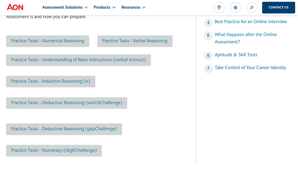 TestGorilla vs Assessment Aon tests