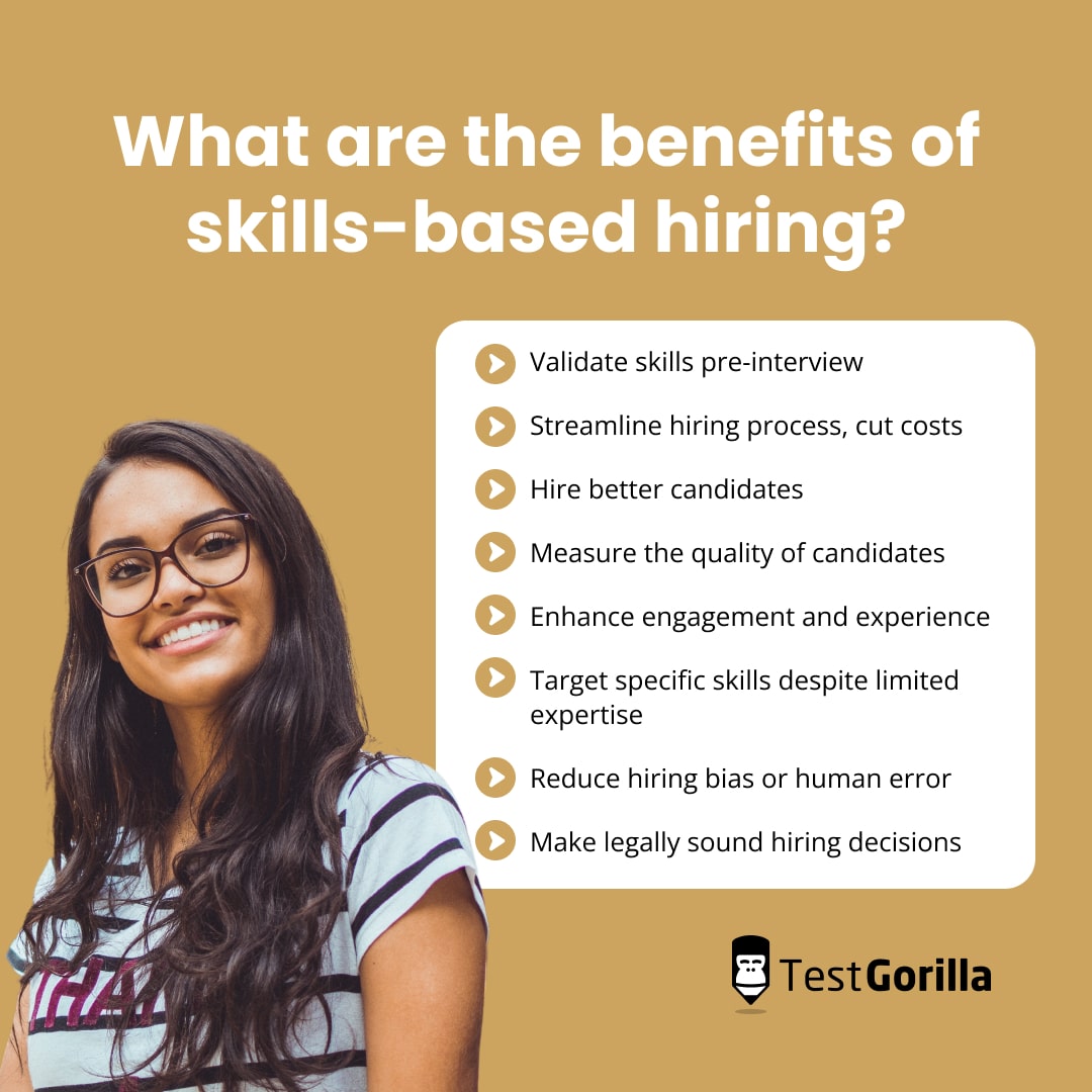 What are the benefits of skills-based hiring graphic
