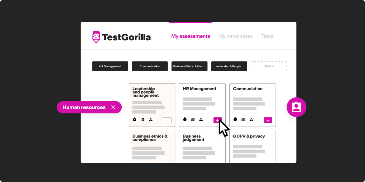 Évaluations de TestGorilla