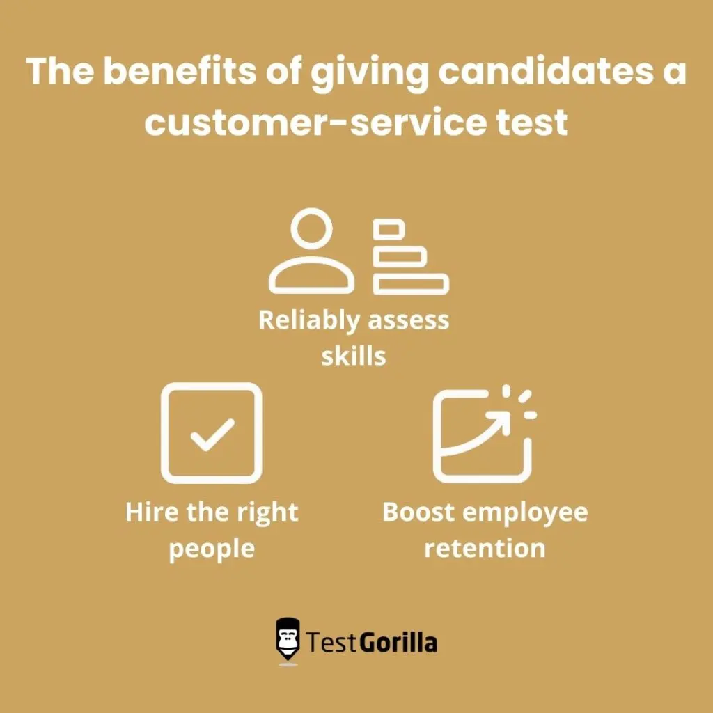 benefits of giving candidates a customer-service test